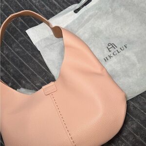 Women's Pink Vegan Leather Bag